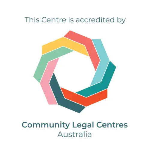 This Centre is accredited by Community Legal Centres Australia
